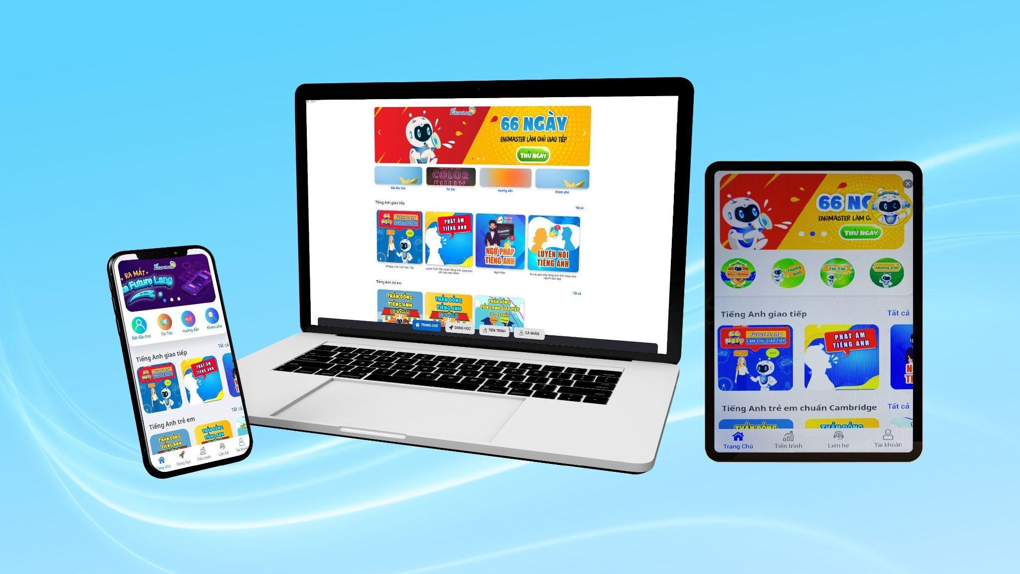 Nghiên Cứu, Cải Tiến Và Áp Dụng Thành Công Chương Trình Học Tập Đa Ngôn Ngữ, Đa Môn Học Qua Ứng Dụng Công Nghệ Giáo Dục Futurelang, Fkids (App, Web)