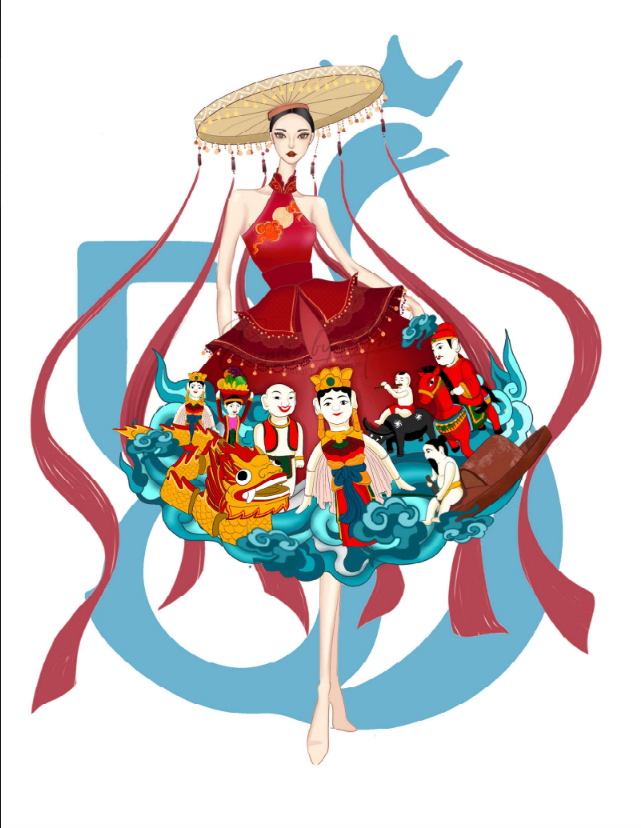 Hình Thức Thể Hiện Bộ Thiết Kế Thời Trang Họa Sắc