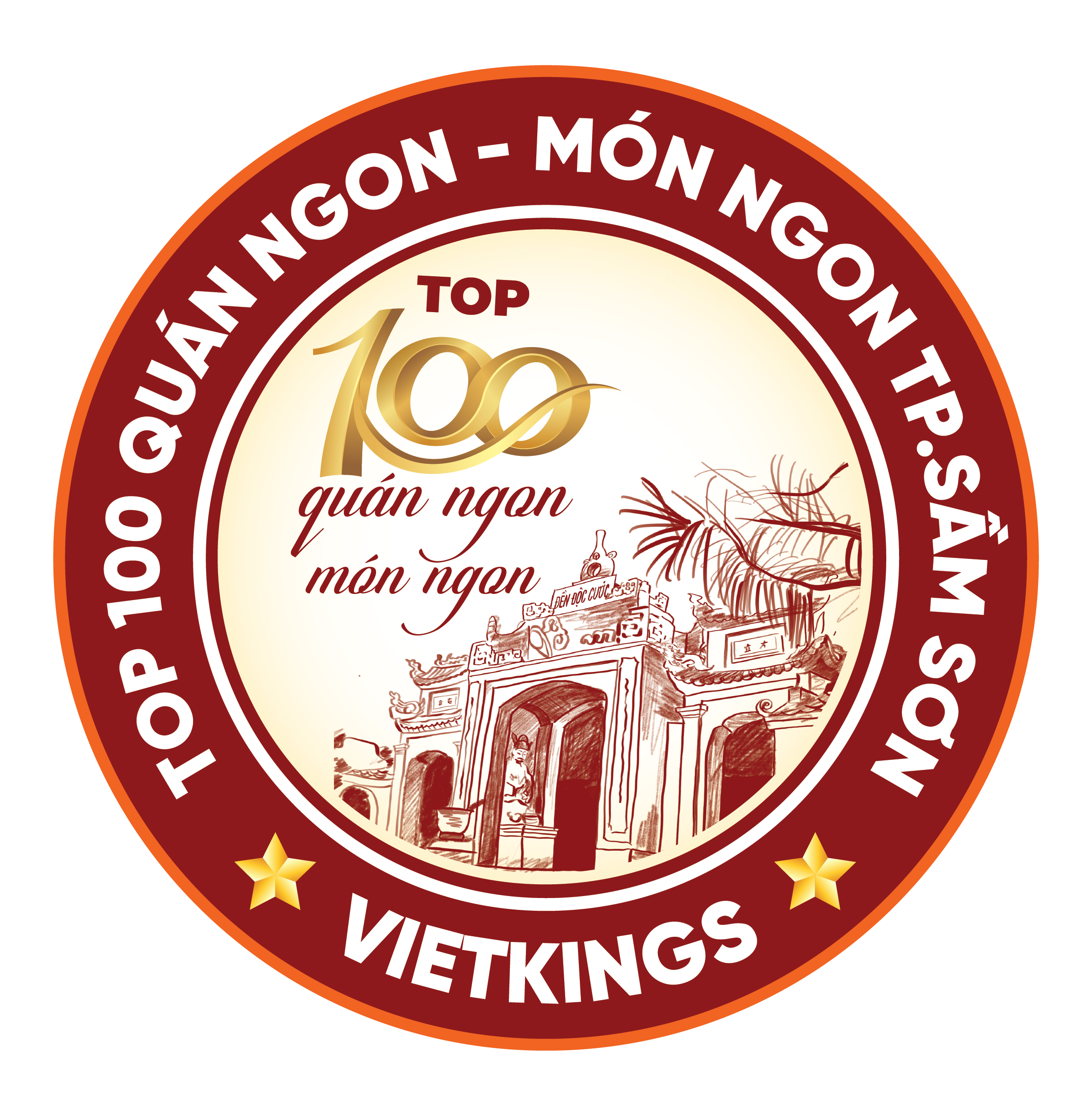 LOGO Top 100 Quán Ngon – Món Ngon TP.Sầm Sơn