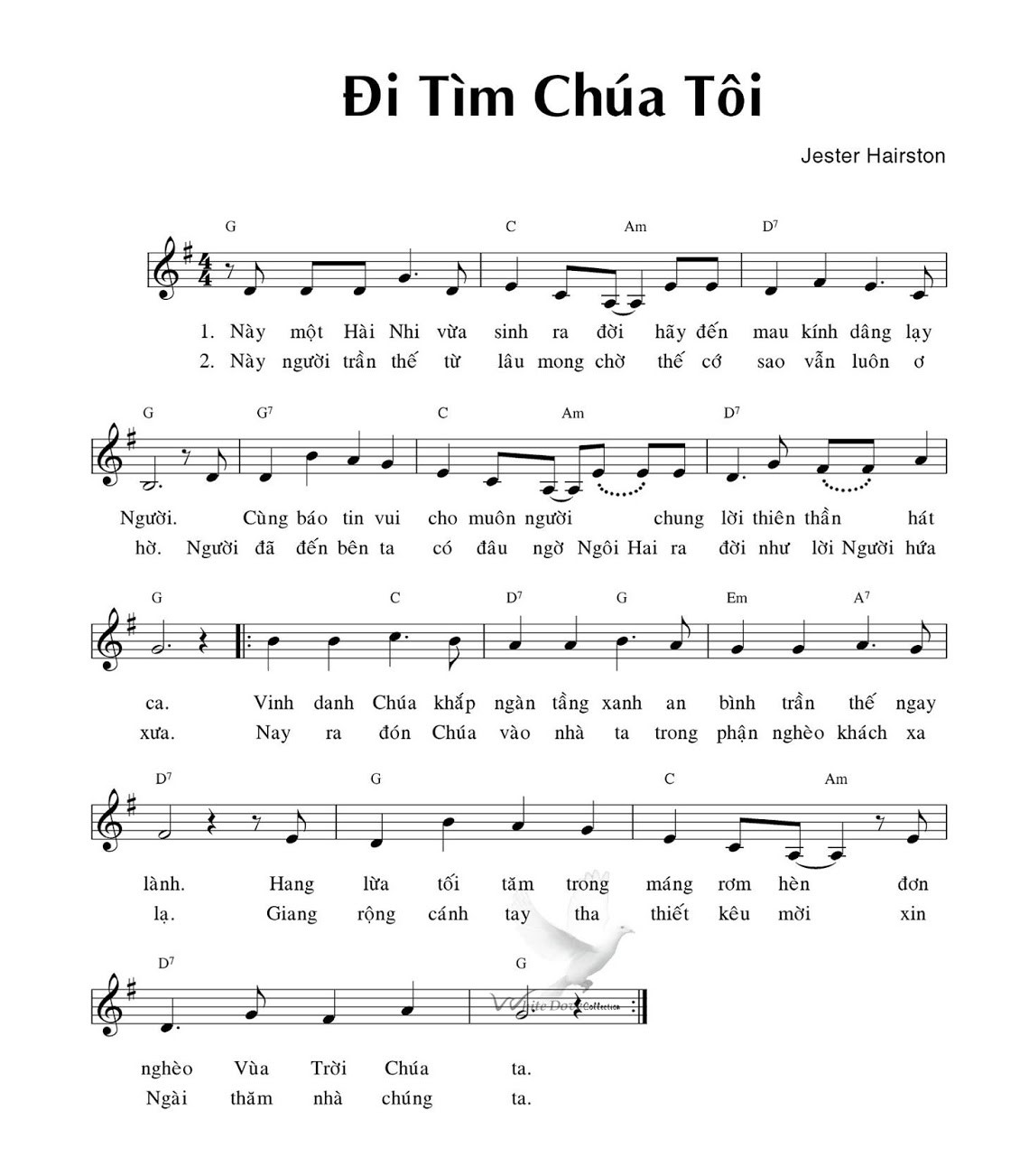 Lời bài hát Đi Tìm Chúa Tôi