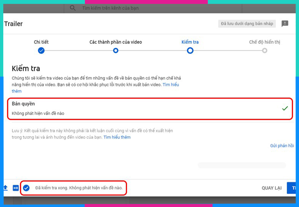 Cách kiểm tra nhạc bản quyền YouTube