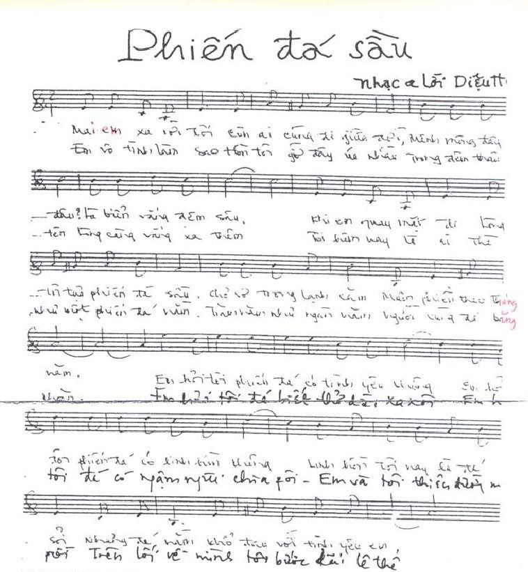 Lời bài hát Phiến Đá Sầu