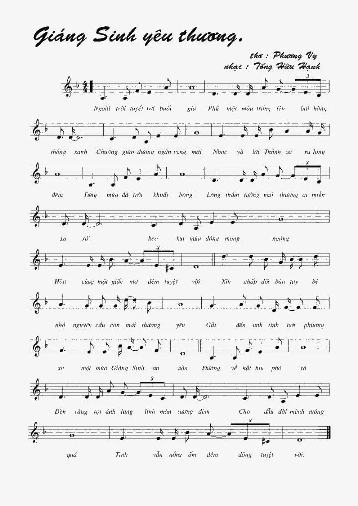 Lời bài hát Giáng Sinh yêu Thương